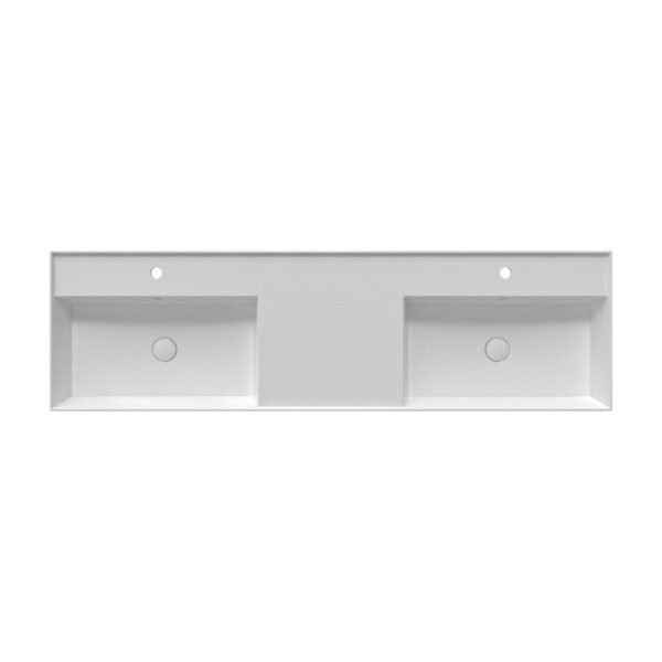 Ceramiche Arcadia – XL LAVABO DOPPIA VASCA 161X46