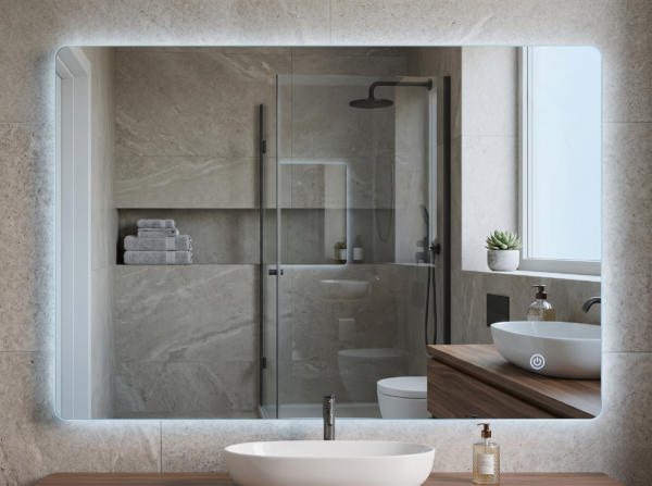 Ceramiche Arcadia – LINEAR SPECCHIO RETROILLUMINATO REVERSIBILE