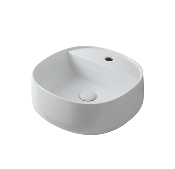 Ceramiche Arcadia – CIOTOLE ONE LAVABO MONOFORO IN APPOGGIO 42X42