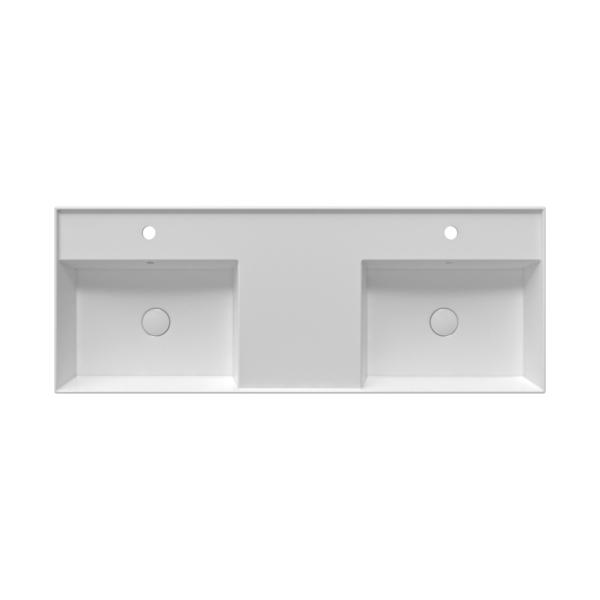 Ceramiche Arcadia – XL LAVABO DOPPIA VASCA 141X46